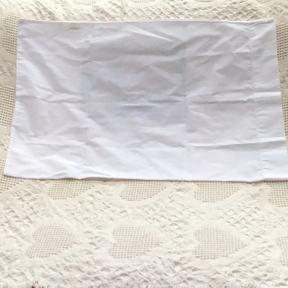 Rest On‎ His Word White Standard Cotton Pillowcase
